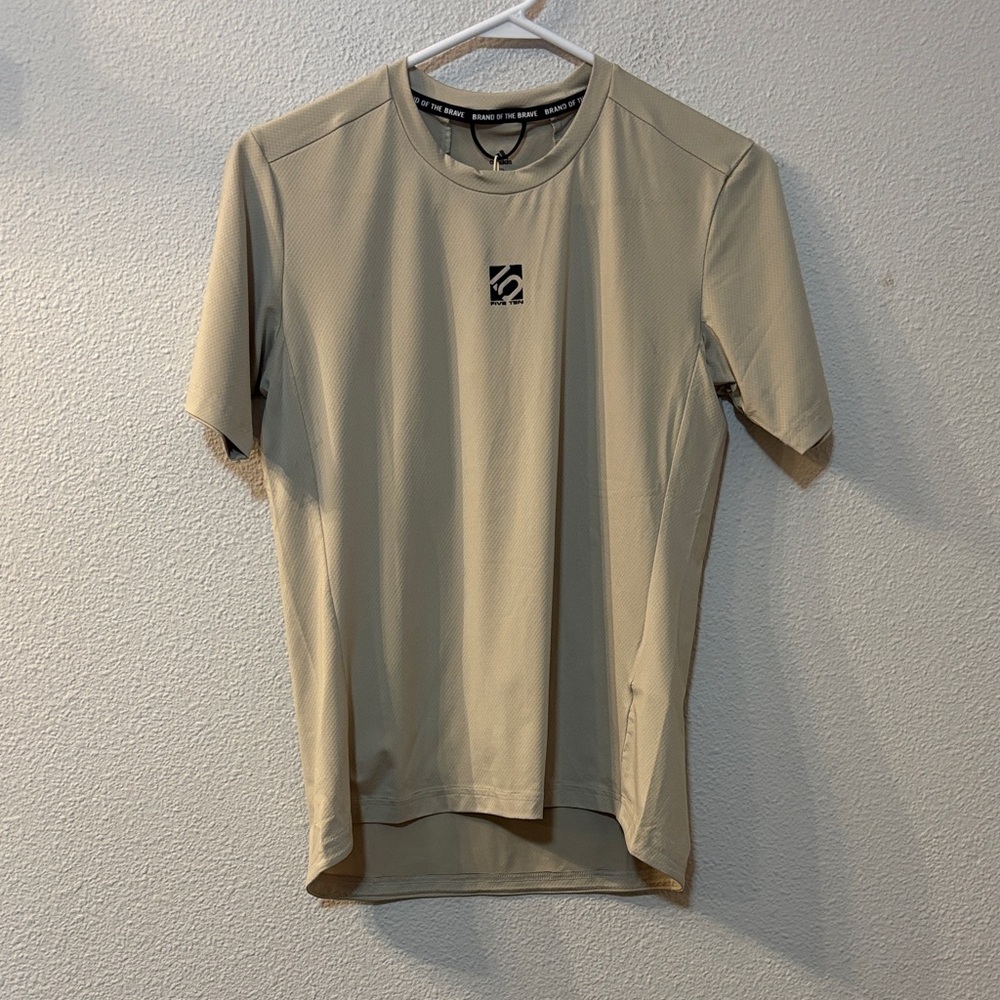 NWT Adidas  Beige Short Sleeve Shirt